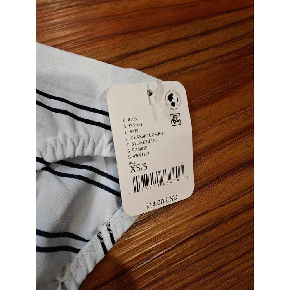 Free People From The Start Stripe Bikini Undies NWT Size Xs - Picture 6 of 6